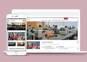 管理咨询培训机构类网站前端模板 - 小辰精品|源码站™