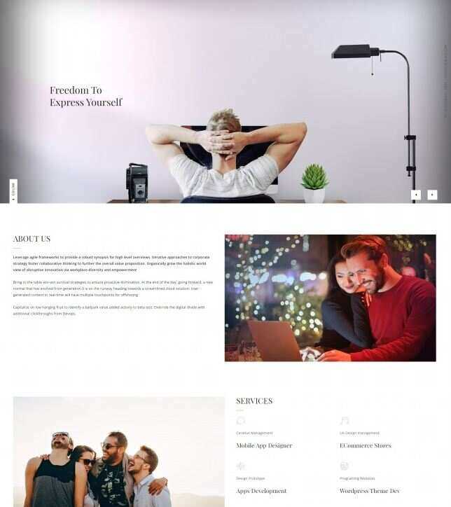 中小型互联网开发公司网站html模板 - 小辰精品|源码站™