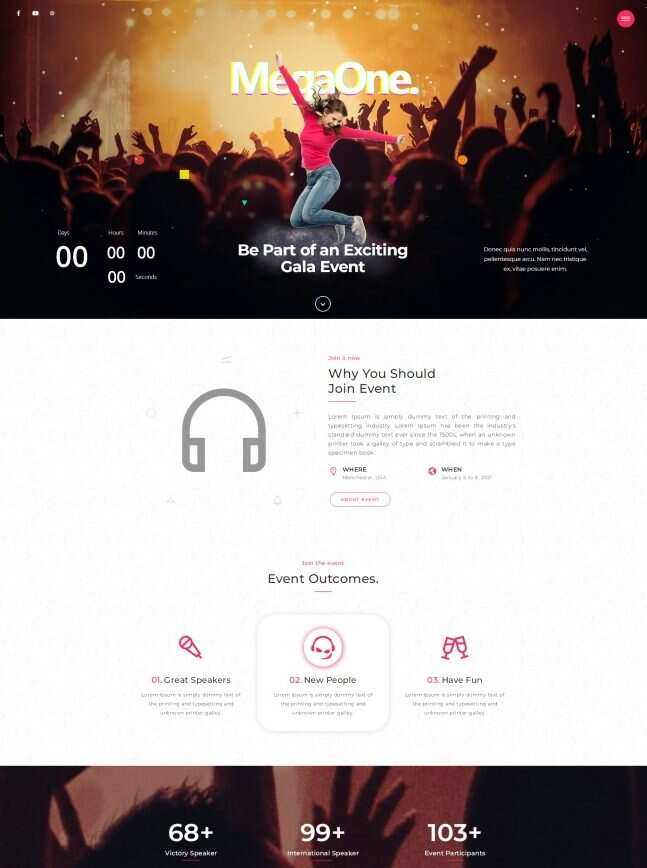 HTML5演唱会票务服务网站模板 - 小辰精品|源码站™