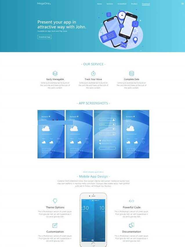 APP应用程序开发公司网站html模板 - 小辰精品|源码站™