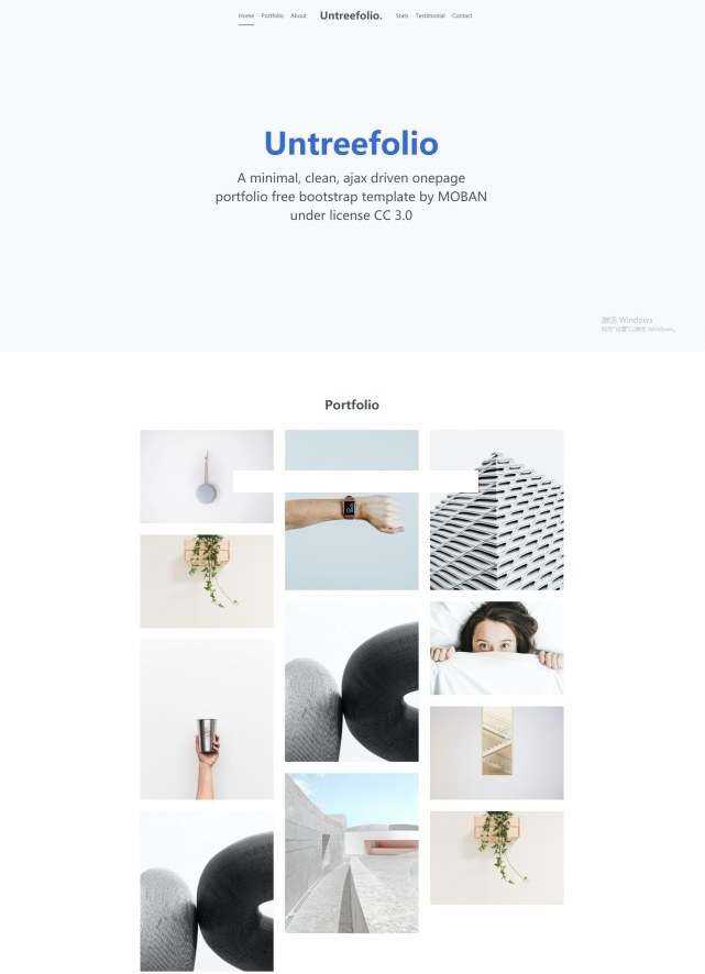 UI网页设计公司Bootstrap模板 - 小辰精品|源码站™