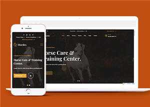 骑马训练牧场官网网站模板下载 - 小辰精品|源码站™