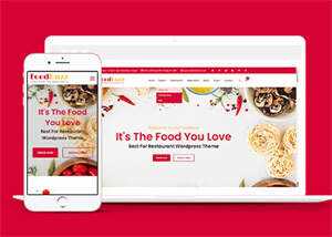 餐饮店铺外卖网站模板源码下载 - 小辰精品|源码站™