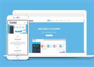 天蓝色CRM管理系统网站模板下载 - 项目资源网