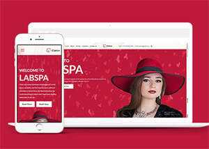 简洁女性护肤品牌企业网站模板 - 小辰精品|源码站™