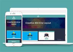 简洁个性化404错误页模板源码 - 小辰精品|源码站™