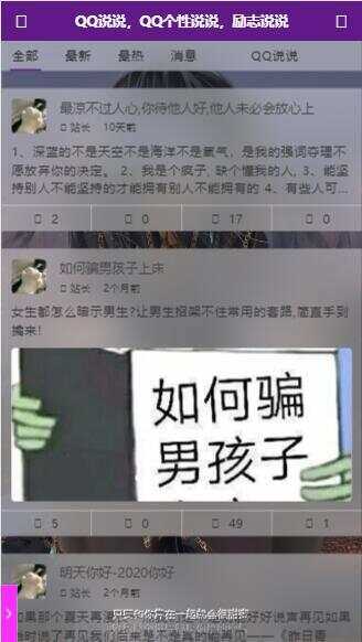 图片[5] - emlog QQ说说站整站打包 带数据 null主题破解版 - 小辰精品|源码站™