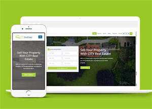 房地产销售中介网站模板源码下载 - 小辰精品|源码站™