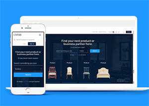 宽屏北欧风格家具商城网站模板 - 小辰精品|源码站™