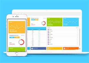 蓝色后台数据管理网站模板下载 - 小辰精品|源码站™