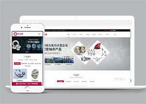 机械生产厂家类网站前端模板 - 小辰精品|源码站™