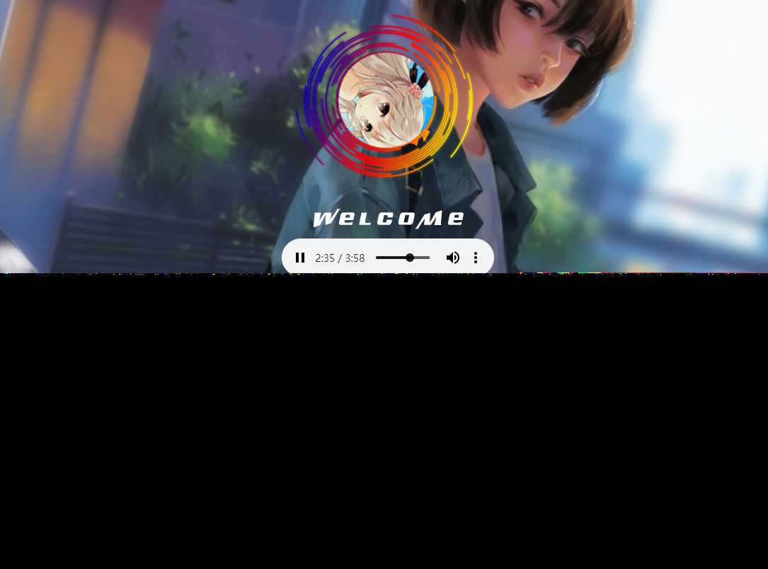 非常漂亮的一款html引导页导航网站旋转头像变幻背景单页源码 - 小辰精品|源码站™