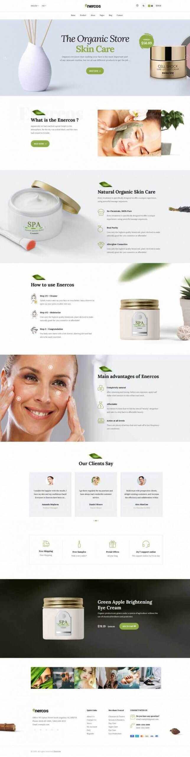 简洁响应式美容美体化妆品购物网站 - 小辰精品|源码站™