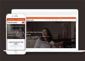 房屋贷款公司官网网站模板下载 - 小辰精品|源码站™