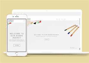 响应式极简4A广告公司企业模板 - 项目资源网