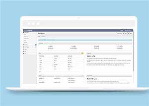 蓝色公司Bootstrap后台源码模板下载 - 小辰精品|源码站™