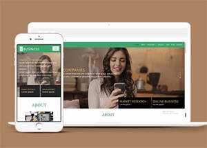 宽屏证券分析师个人类网站模板 - 小辰精品|源码站™