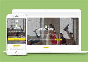 性感女性塑身锻炼类HTML5模板 - 小辰精品|源码站™