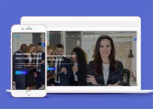 营销咨询服务网站HTML5模板 - 小辰精品|源码站™