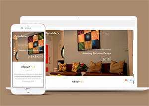 宽屏室内设计视差网站模板下载 - 小辰精品|源码站™