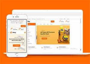 家用电器商城响应式HTML5模板 - 小辰精品|源码站™