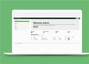 简洁Bootstrap后台源码模板下载 - 小辰精品|源码站™