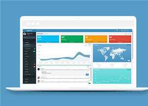 响应式简洁Bootstrap3后台源码模板下载 - 项目资源网