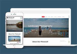 宽屏摄影机构网站模板下载 - 小辰精品|源码站™