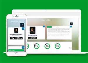 个人站信息触屏版UI套件下载 - 小辰精品|源码站™