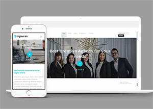 宽屏商务公司CSS3模板下载 - 小辰精品|源码站™