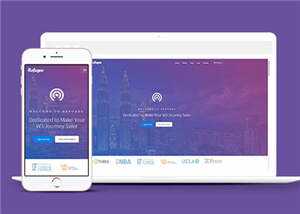 简洁项目介绍展示交互响应式网站模板下载 - 小辰精品|源码站™