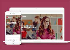 响应式教育机构学校HTML5模板 - 小辰精品|源码站™