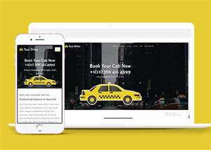 出租车预约服务网站模板下载 - 项目资源网