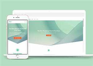 简洁商城运营管理响应式网站模板下载 - 小辰精品|源码站™