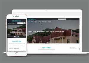 宽屏国外别墅展示类网站模板 - 小辰精品|源码站™