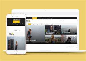 宽屏欧美图片分享网站模板下载 - 项目资源网