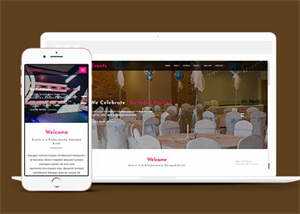 简洁国外婚礼策划网站模板 - 小辰精品|源码站™