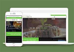 响应式烹饪厨师网站模板下载 - 小辰精品|源码站™