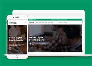 数字软件信息科技公司网站模板 - 小辰精品|源码站™