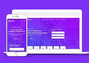 在线课程教育机构网站模板下载 - 小辰精品|源码站™