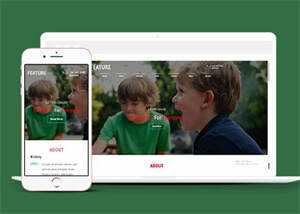 儿童教育学校静态网站模板下载 - 小辰精品|源码站™