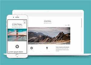 宽屏企业产品信息响应式网页模板下载 - 小辰精品|源码站™