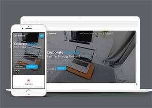 手机应用开发公司网站模板下载 - 小辰精品|源码站™