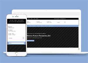 简洁浅蓝色企业CSS3网站模板 - 小辰精品|源码站™