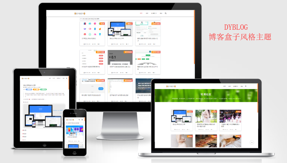 Emlog主题-DYBLOG 个人博客主题模版 - 小辰精品|源码站™