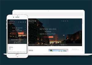 别墅物业管理公司网站模板下载 - 小辰精品|源码站™