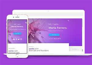 视觉体验设计师简历类模板下载 - 越北资源网