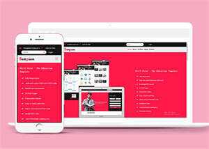 宽屏国外别墅类销售网站模板 - 小辰精品|源码站™