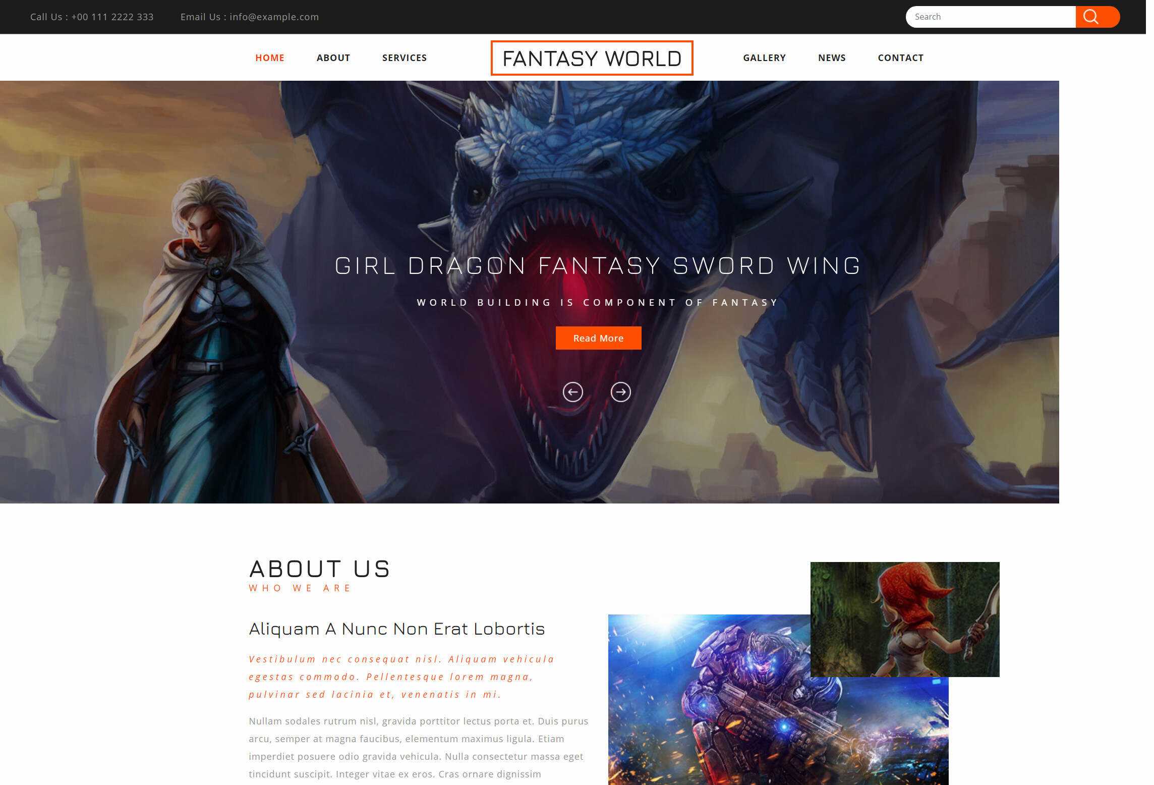 某游戏官网css+js全自适应 - 小辰精品|源码站™