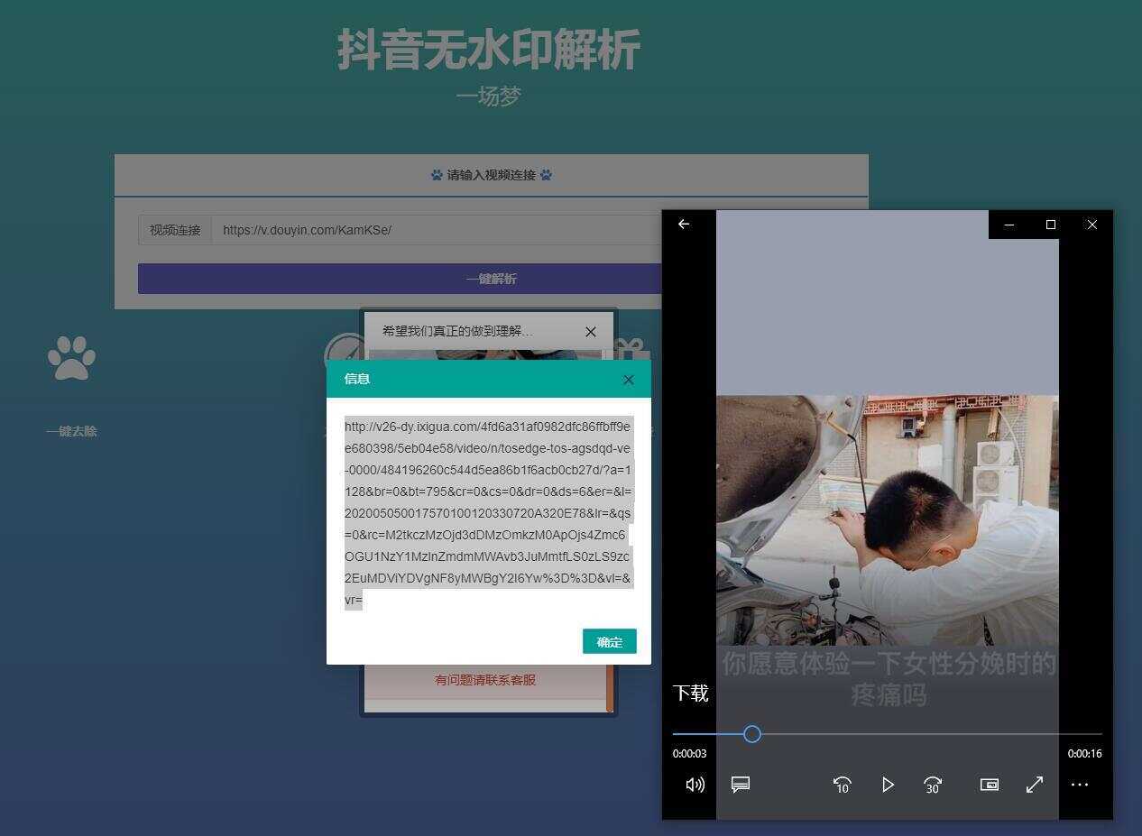 图片[2] - 最新抖音无水印解析PHP源码 - 小辰精品|源码站™
